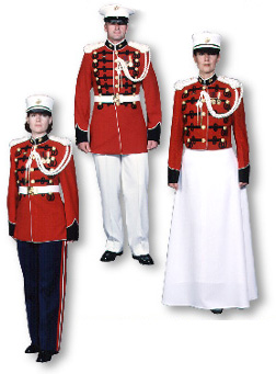Marine Band Uniform - red guard uniform roblox